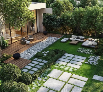 尉氏庭院绿化设计,打造舒适空间,提升居住品质 尉氏庭院绿化设计,打造舒适空间,提升居住品质