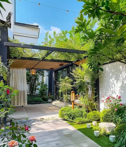 公共庭院绿化设计,提升居住体验,打造舒适环境 公共庭院绿化设计,提升居住体验,打造舒适环境