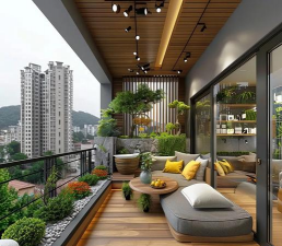 阳台绿化设计市场,空间利用,美化生活 阳台绿化设计市场,空间利用,美化生活