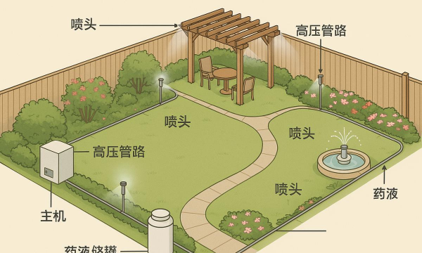 别墅绿化管道设计,合理布局,确保灌溉高效 别墅绿化管道设计,合理布局,确保灌溉高效