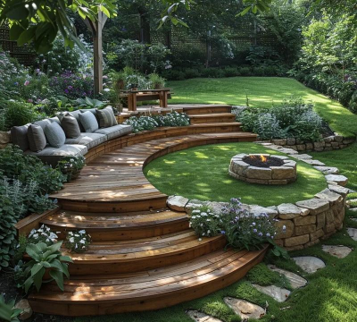 台地绿化设计理念,提升空间层次,打造立体景观 台地绿化设计理念,提升空间层次,打造立体景观