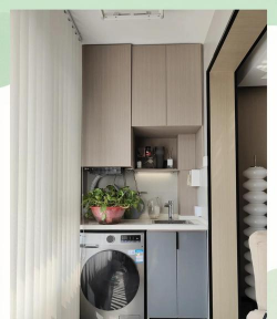 绿化阳台改厨房设计,空间利用,功能融合 绿化阳台改厨房设计,空间利用,功能融合