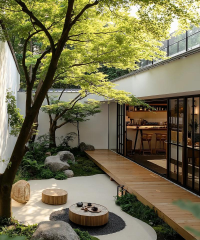 清远日式花园绿化设计,打造禅意空间,营造宁静氛围 清远日式花园绿化设计,打造禅意空间,营造宁静氛围