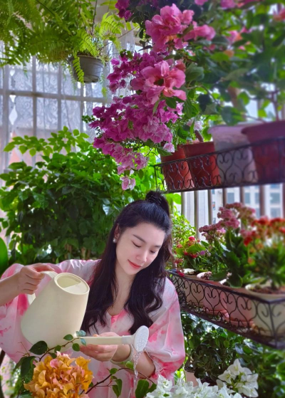 养花人的等待 养花人的等待