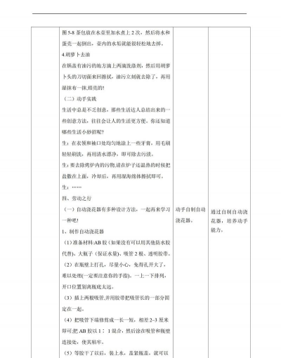 养花教案小学综合实践 养花教案小学综合实践