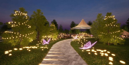 绿化草坪灯光设计,提升夜间美感,营造舒适氛围 绿化草坪灯光设计,提升夜间美感,营造舒适氛围