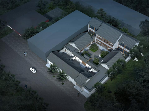 四合院二进院绿化设计,提升居住体验,营造自然氛围 四合院二进院绿化设计,提升居住体验,营造自然氛围