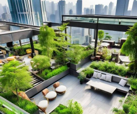 房顶绿化设计图,打造空中花园,提升居住体验 房顶绿化设计图,打造空中花园,提升居住体验