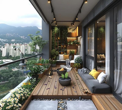 阳台绿化设计方案,打造舒适空间,提升生活品质 阳台绿化设计方案,打造舒适空间,提升生活品质