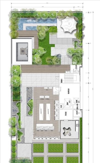 别墅庭院绿化设计说明,打造理想空间,提升居住体验 别墅庭院绿化设计说明,打造理想空间,提升居住体验
