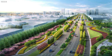 道路节点绿化设计,提升城市形象,改善出行体验 道路节点绿化设计,提升城市形象,改善出行体验