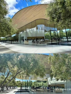 苹果总部绿化设计,生态理念解析,环境融合技巧 苹果总部绿化设计,生态理念解析,环境融合技巧