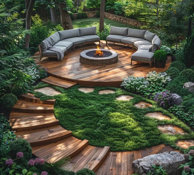 台地绿化设计理念,提升空间层次,打造立体景观 台地绿化设计理念,提升空间层次,打造立体景观