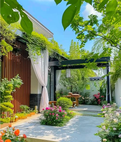 庭院绿化设计,打造舒适空间,提升生活品质 庭院绿化设计,打造舒适空间,提升生活品质