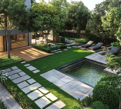 河源景观庭院绿化设计,打造舒适空间,提升居住体验 河源景观庭院绿化设计,打造舒适空间,提升居住体验