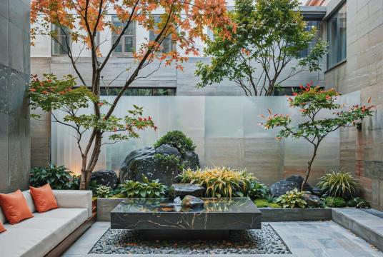 闵行区独栋别墅绿化设计,打造私密庭院,提升居住品质 闵行区独栋别墅绿化设计,打造私密庭院,提升居住品质