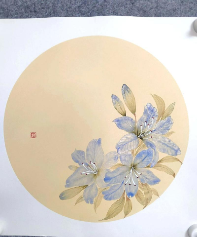 折枝花卉，传统美学，现代生活