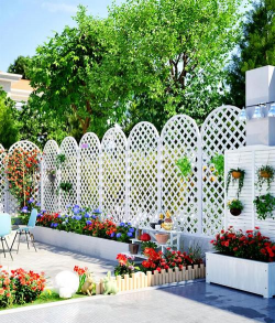 花卉围栏，打造浪漫庭院，轻松提升居家幸福感