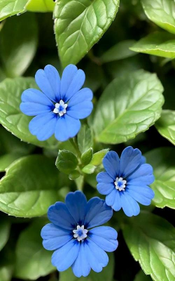 蓝色花卉,花园点缀,营造宁静氛围 蓝色花卉,花园点缀,营造宁静氛围