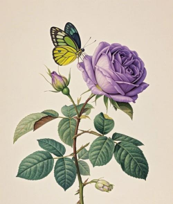 花卉绘画作品，提升审美情趣，展现自然之美