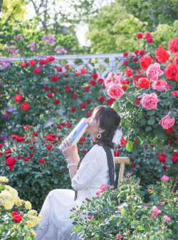 养花美女，爱花更懂花，生活更优雅