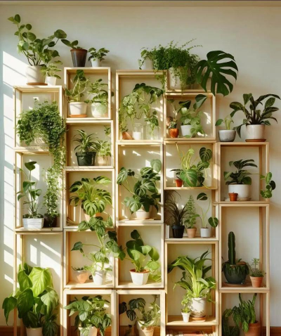 墙上挂养花，节省空间，美化家居