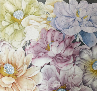 工笔花卉图片，欣赏传统艺术，感受细腻之美