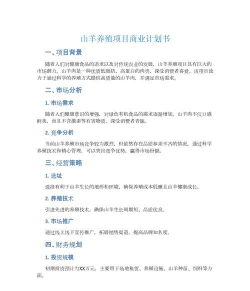 养殖场项目计划书，明确投资方向，规划运营细节