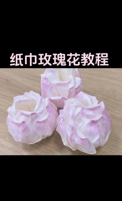 纸巾养花，简单易学，新手也能轻松上手