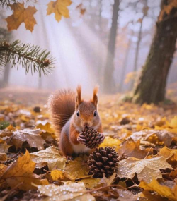 落叶下面有什么动物和植物