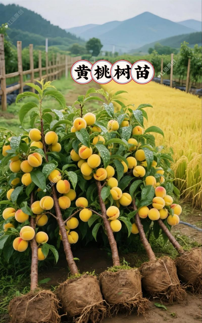 正宗的黄桃树苗什么样