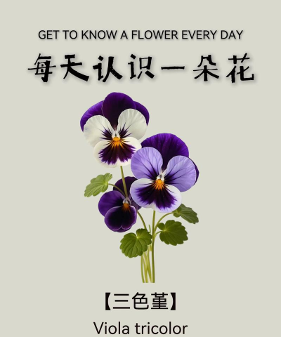 三色堇的花语