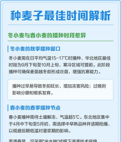 华北地区什么时候种小麦合适