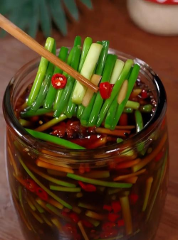 蒜苔的腌制方法