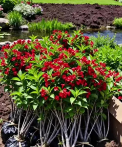 淄博市红王子锦带种子花期