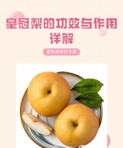 皇冠梨膨果期施肥技术指南：科学用肥提升产量与品质