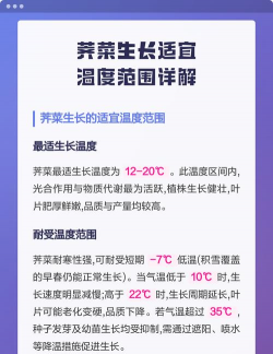 荠菜种植温度多少