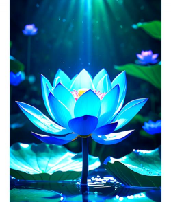 蓝莲花象征什么