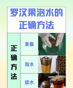 罗汉果怎么泡水