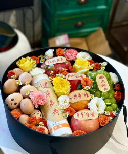 老人过生日送什么花