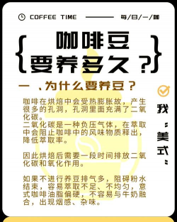 咖啡豆养豆期什么意思