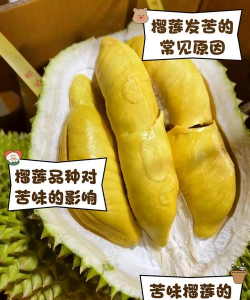 榴莲有点苦是怎么回事