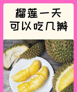 榴莲一天可以吃几瓣
