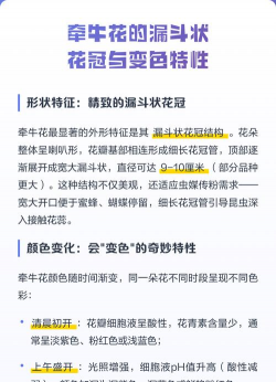 牵牛的花冠类型属于