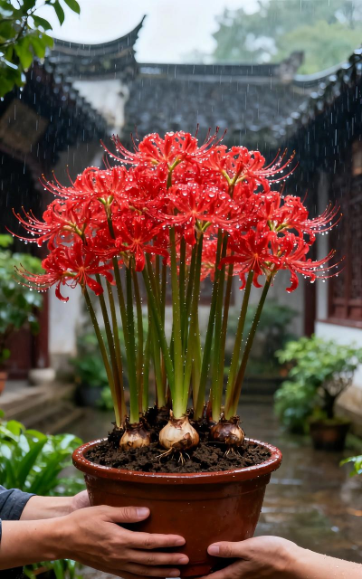 彼岸花用什么花盆养好 彼岸花用什么花盆养好