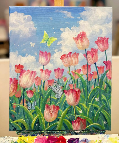 丙烯画花卉,轻松入门技巧,提升作品美感 丙烯画花卉,轻松入门技巧,提升作品美感