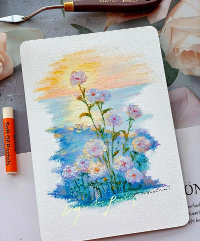 油画棒花卉,简单易上手,新手也能画 油画棒花卉,简单易上手,新手也能画