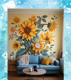 墙绘花卉,提升家居美感,增添生活情趣 墙绘花卉,提升家居美感,增添生活情趣