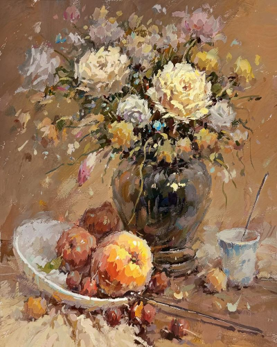 水粉静物花卉,掌握基础技法,画出鲜活美感 水粉静物花卉,掌握基础技法,画出鲜活美感