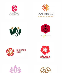 花卉logo,设计灵感,品牌视觉表达 花卉logo,设计灵感,品牌视觉表达